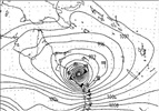 Cyclone David, 1976: mean sea level analysis